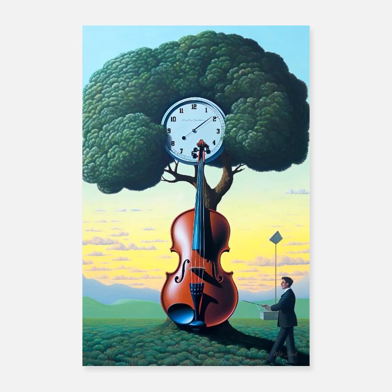 Timeless music Poster 16" x 24" (40x60 cm)