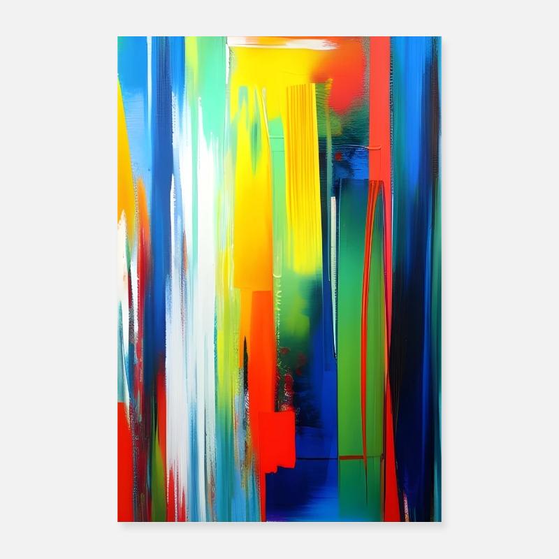 Modern Abstract Art, Design, Paintings Poster 16" x 24" (40x60 cm)