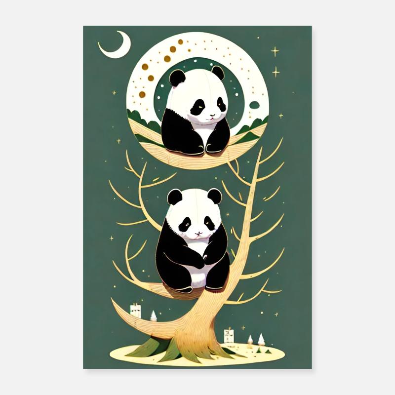 panda dream Poster 40 x 60 cm