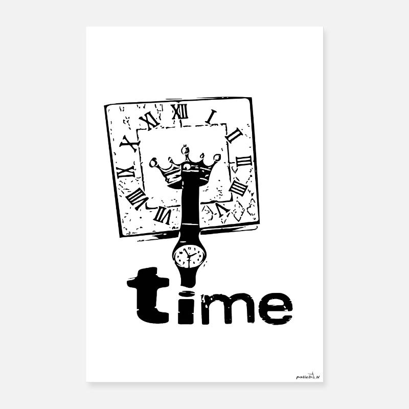 Heure de l’affiche - patteBLN Poster 40 x 60 cm