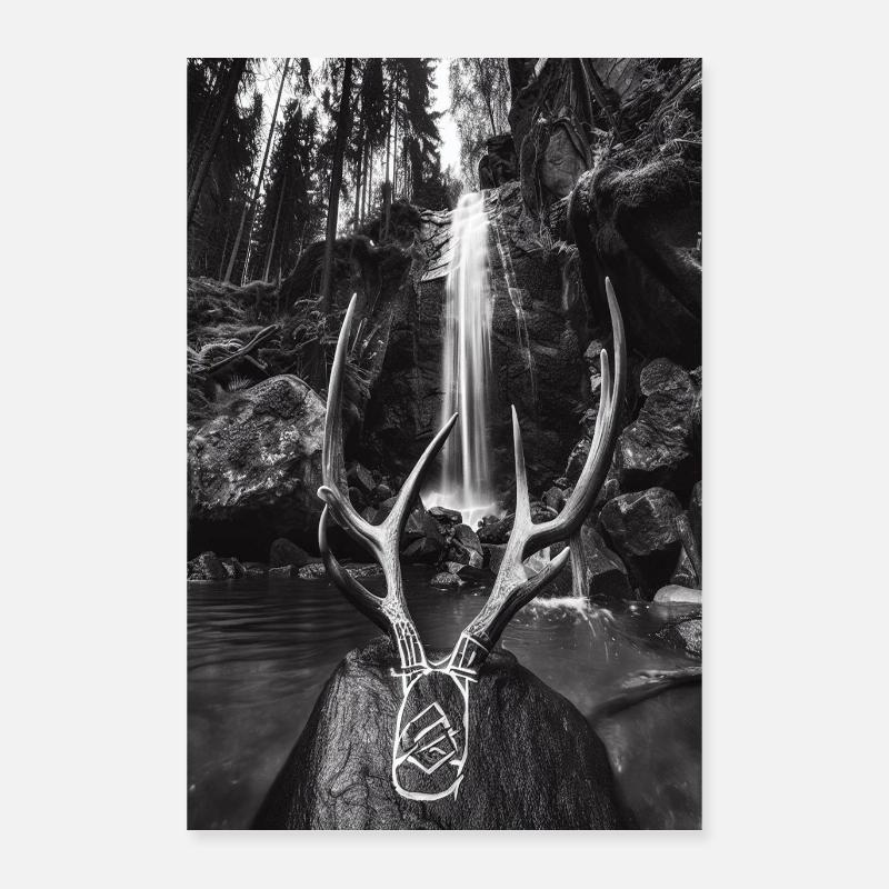 Ritual - Poster 40x60 cm - Weiß