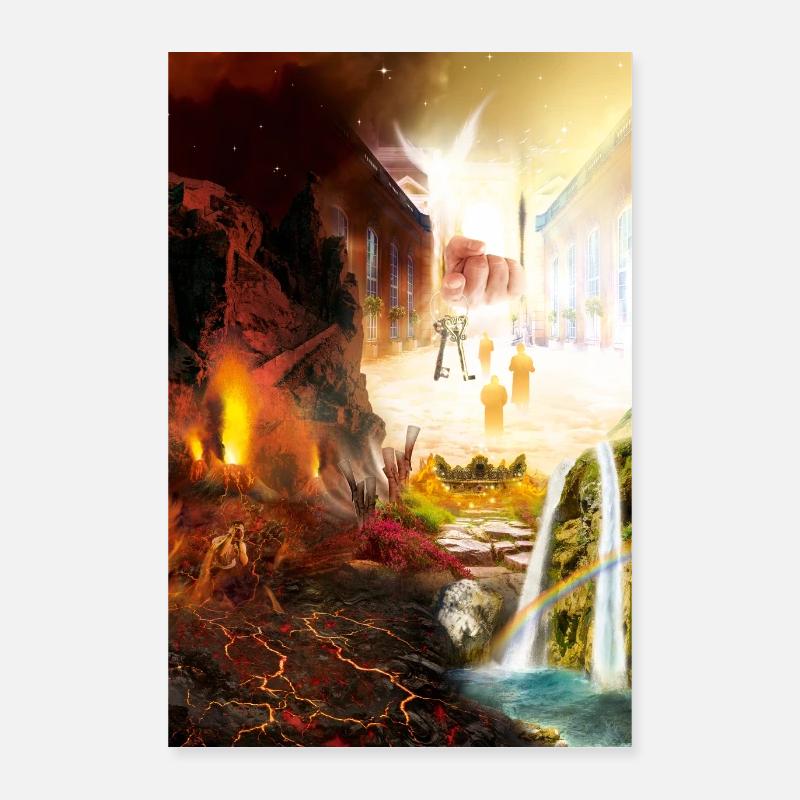 Les clés de l’enfer et de la mort Poster 40 x 60 cm