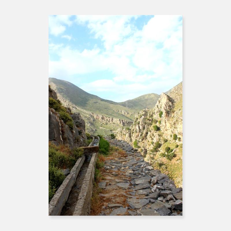 Mountain Mountains Mountain Landscape Poster Poster 16" x 24" (40x60 cm)