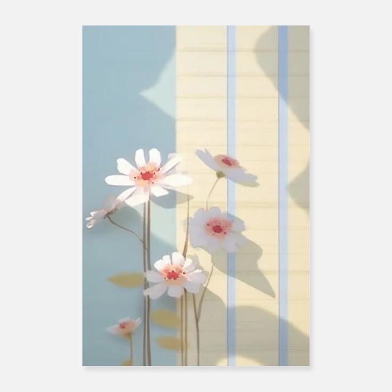 Blume Illustration Poster 40x60 cm