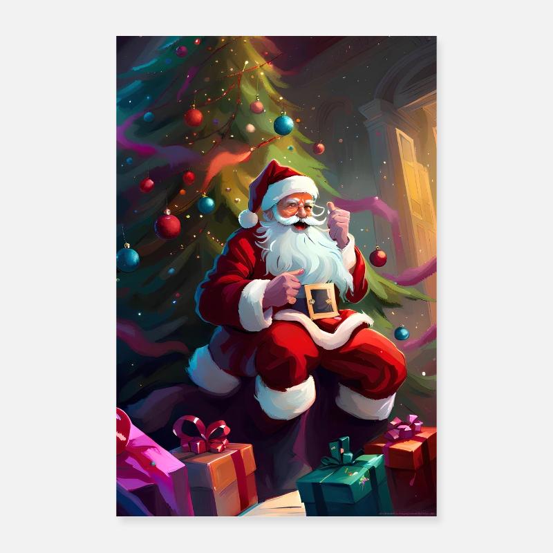 Père Noël Poster 40 x 60 cm