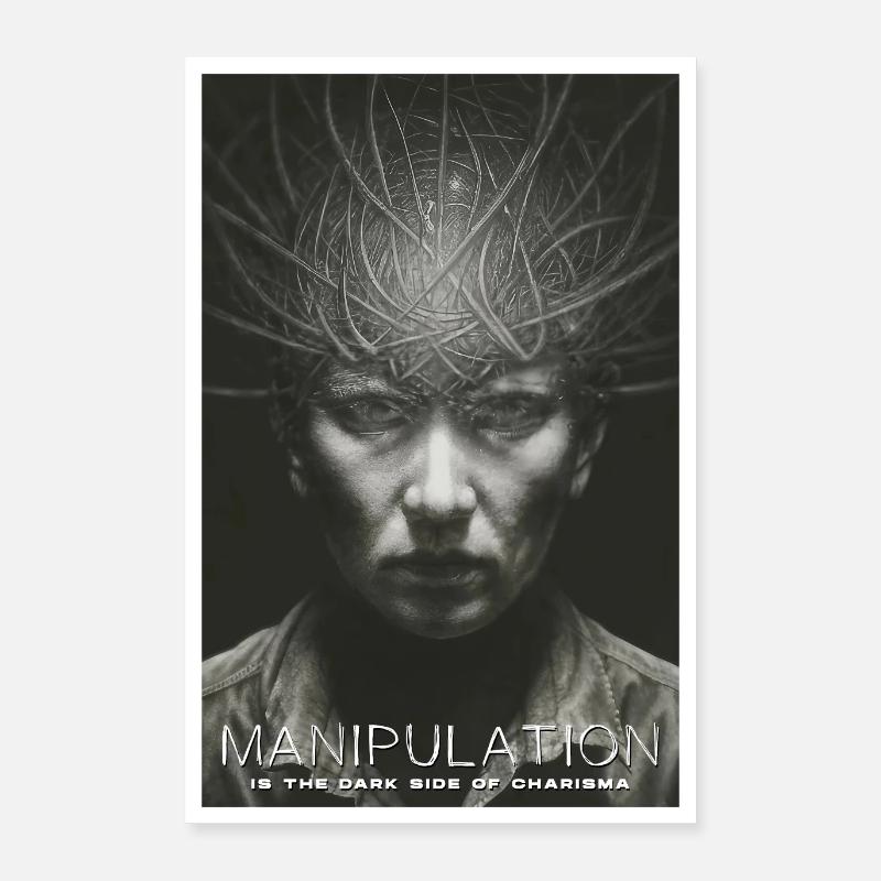 La manipulation est le côté obscur du charisme Poster 40 x 60 cm