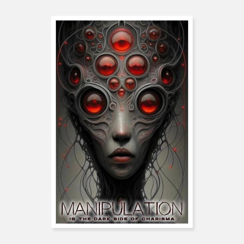 La manipulation est le côté obscur du charisme Poster 40 x 60 cm