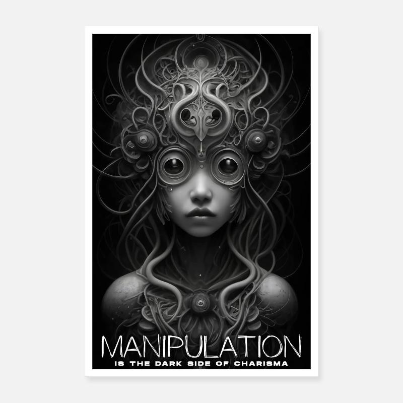 La manipulation est le côté obscur du charisme Poster 40 x 60 cm