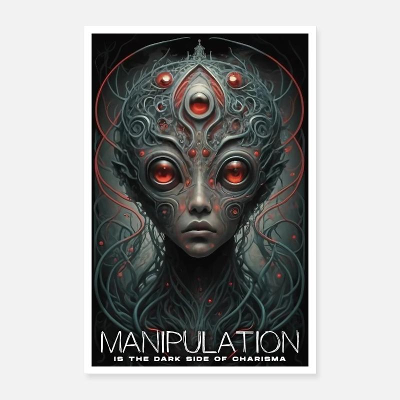 La manipulation est le côté obscur du charisme Poster 40 x 60 cm