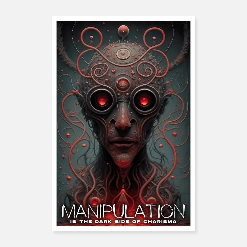 La manipulation est le côté obscur du charisme Poster 40 x 60 cm