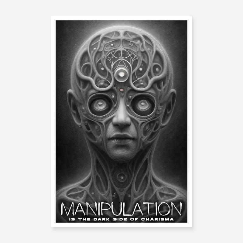 La manipulation est le côté obscur du charisme Poster 40 x 60 cm