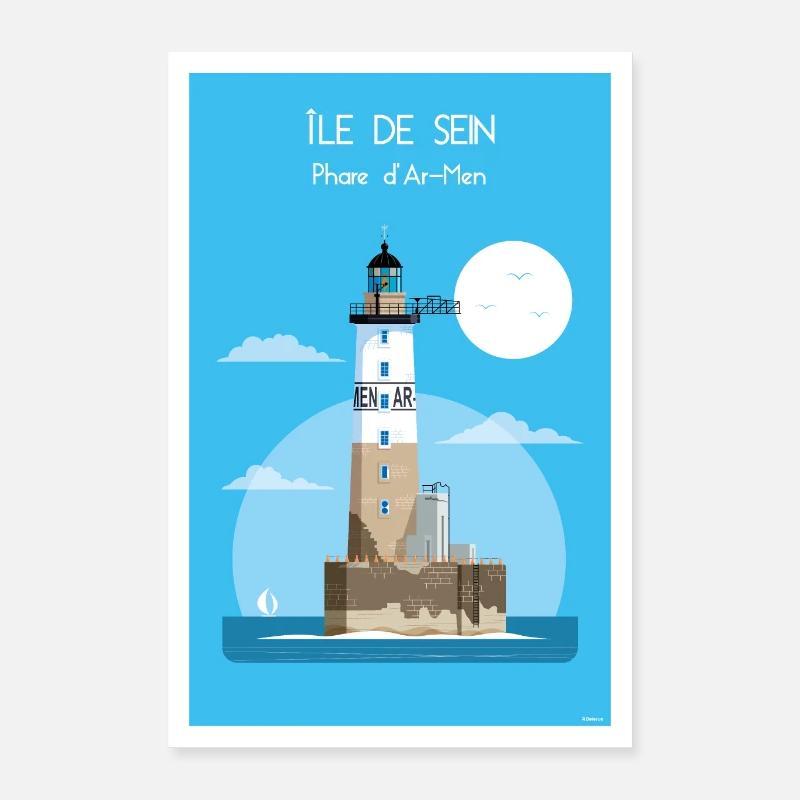LEUCHTTURM AR-MEN Poster 40x60 cm