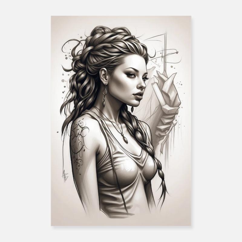 Femme forte Poster 40 x 60 cm