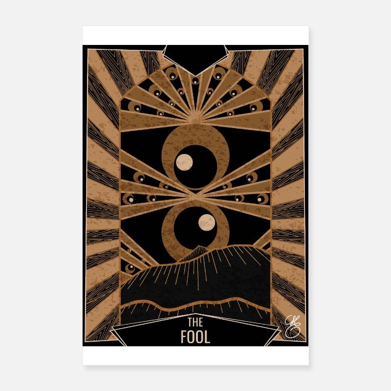Michel Couvreur - Tarot - 0 - Der Narr Poster 40x60 cm