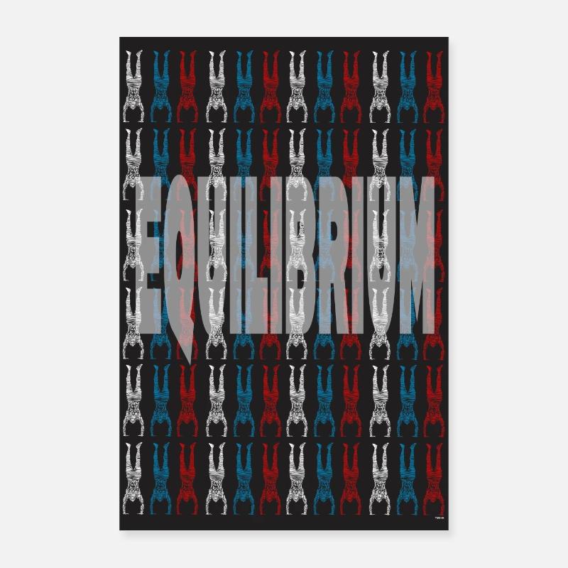 Gleichgewicht Poster 40x60 cm