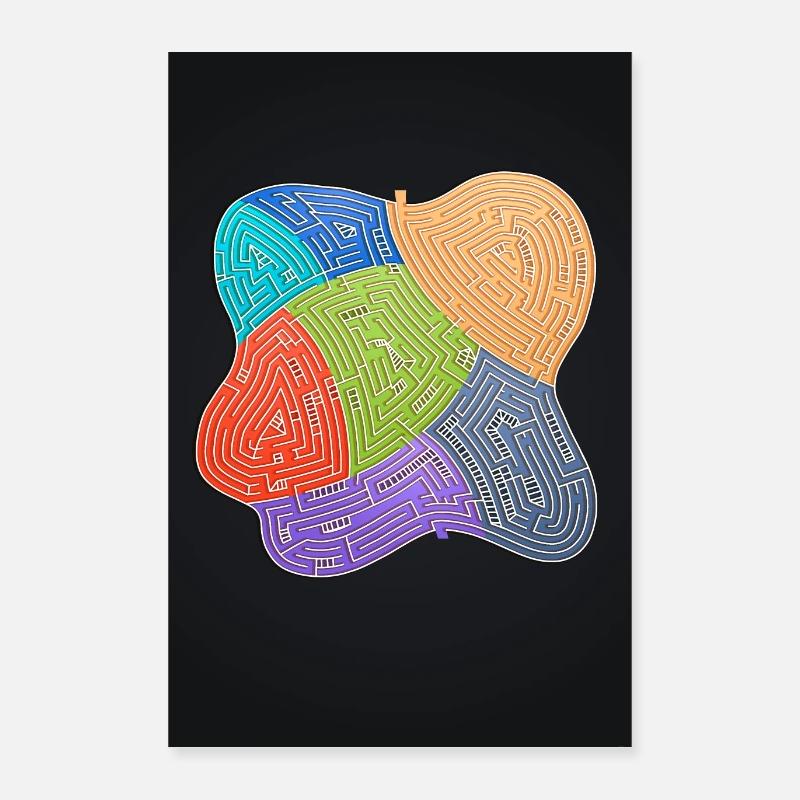 Labyrinthe 3 Poster 40 x 60 cm