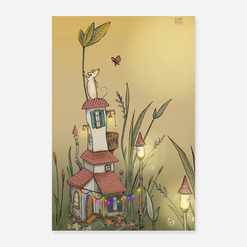 Poster Mausehaus Poster 40x60 cm