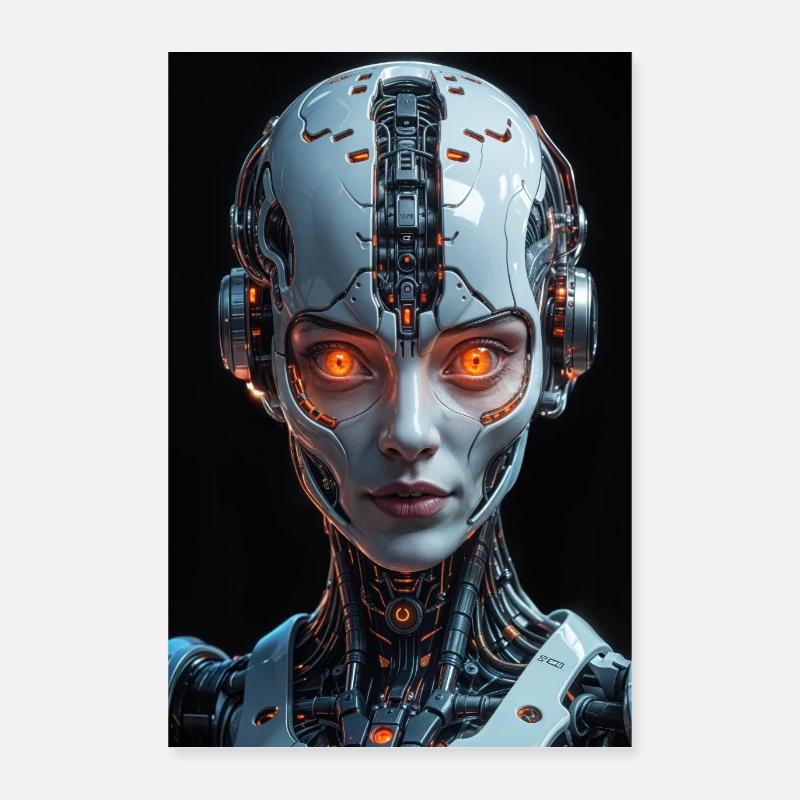 High Tech Cyborg Poster 40x60 cm