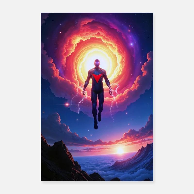 Aufstieg des Kosmischen Helden Poster 40x60 cm