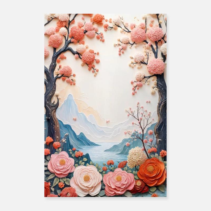 Beaux paysages Poster 40 x 60 cm