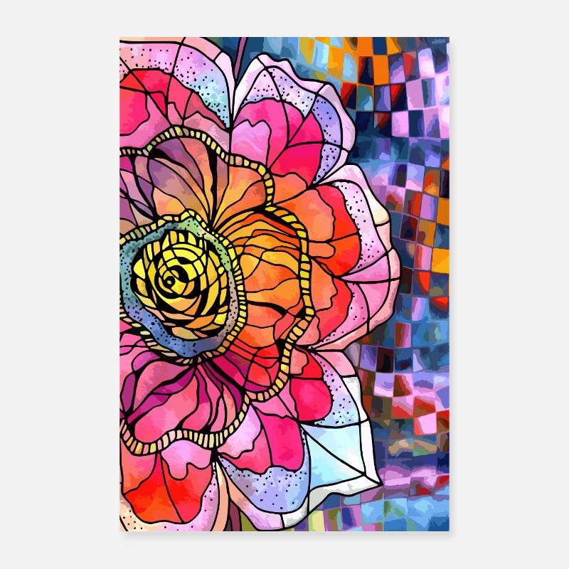 Fleur Poster 40 x 60 cm