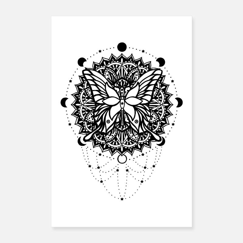 Schmetterling – Krafttier Poster 40x60 cm