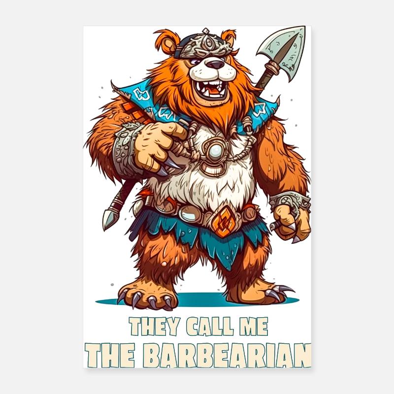 Der Barbär Poster 40x60 cm