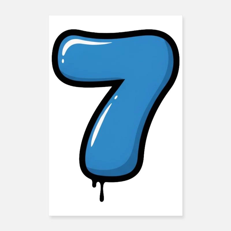 Blue Balloon The Seven Poster 16" x 24" (40x60 cm)