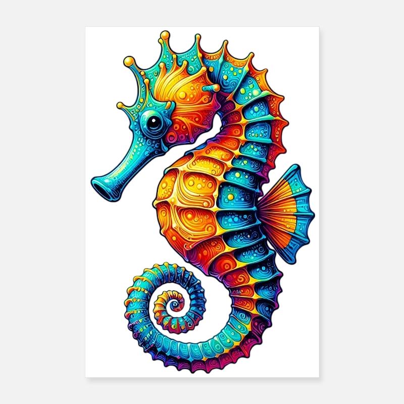 Seepferdchen Poster 40x60 cm