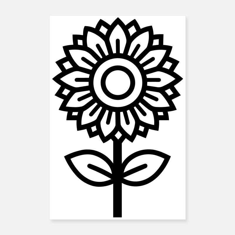 Sonnenblume Poster 40x60 cm