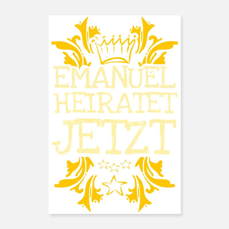 Baccalauréat Emanuel Poster 40 x 60 cm