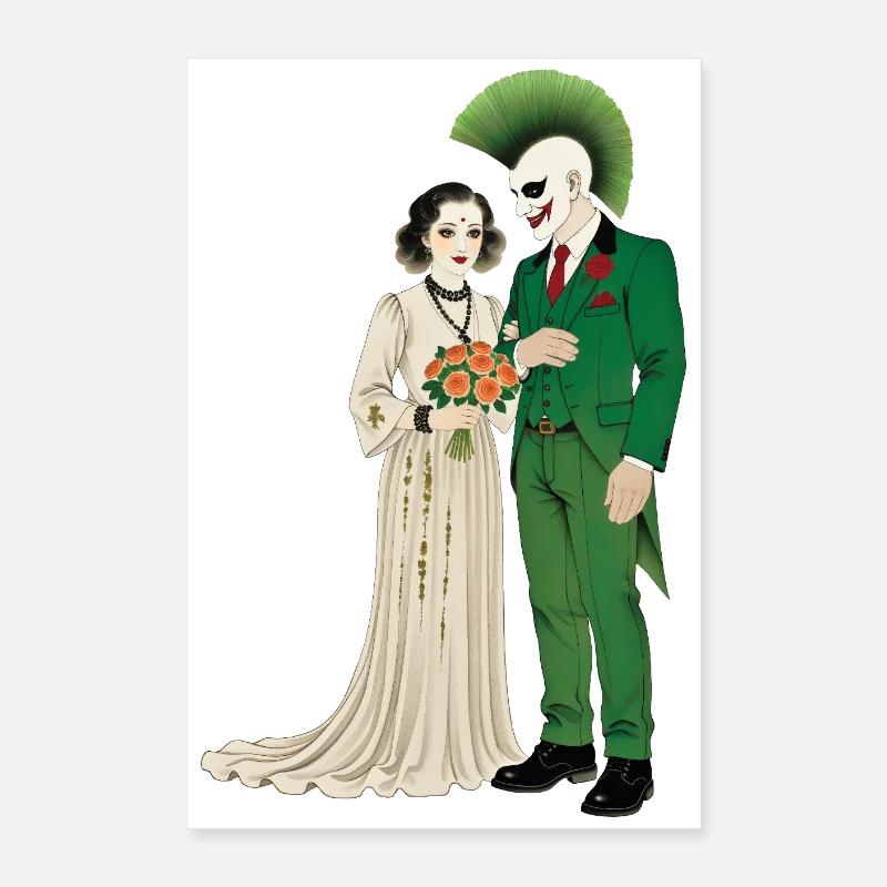 PUNKS WEDDING – Steam Punk'n'Roll Poster 40x60 cm