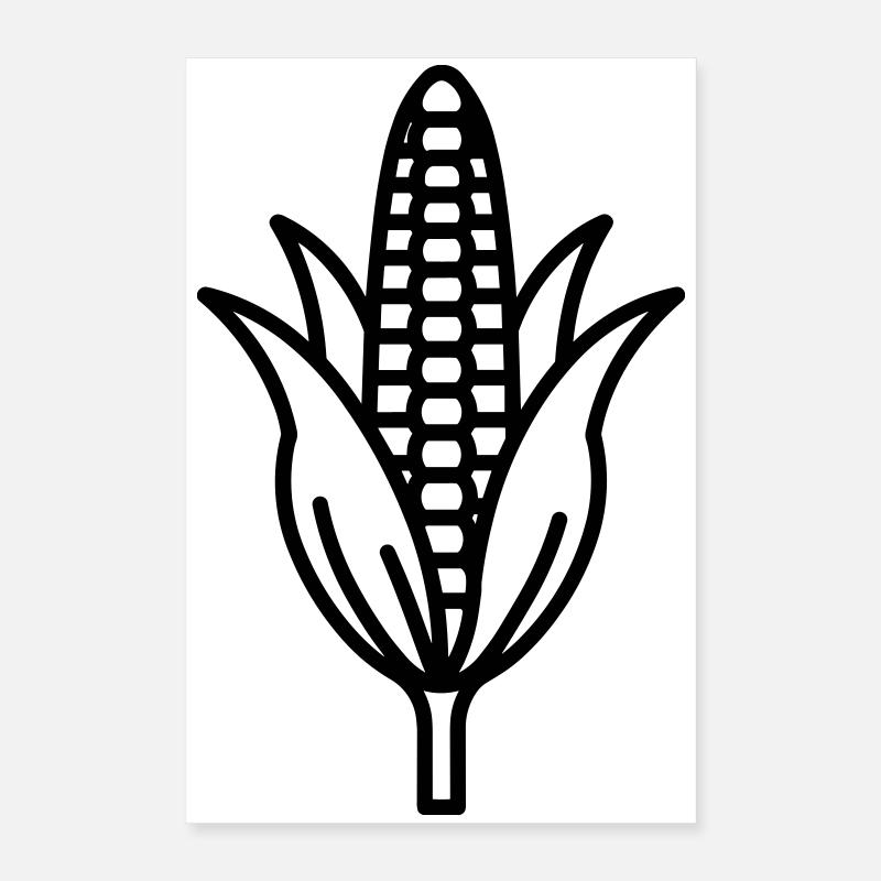 épi de maïs Poster 40 x 60 cm