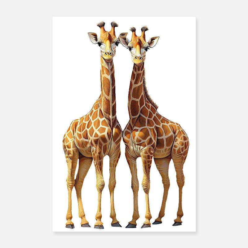 Giraffes Poster 16" x 24" (40x60 cm)