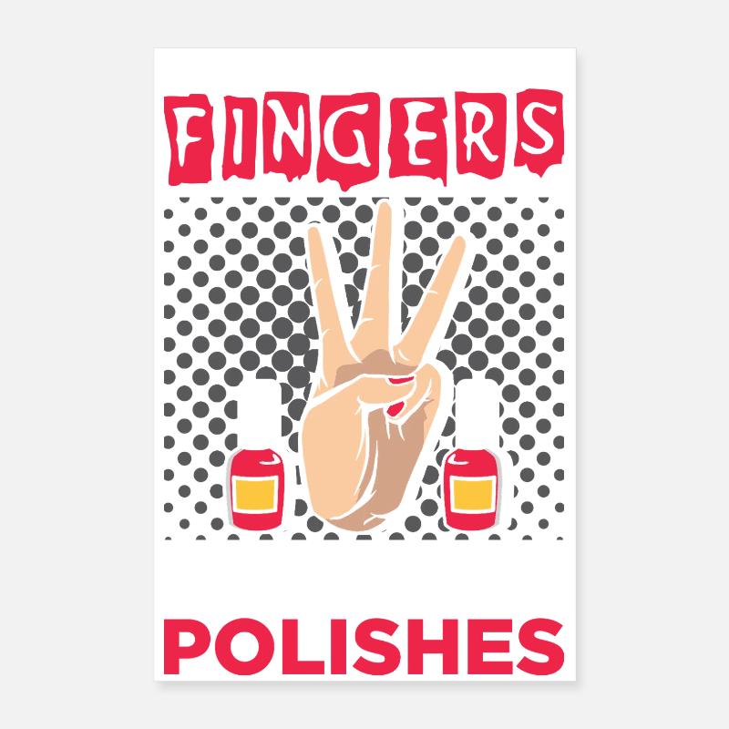 Nageldesigner Nageldesignerin Kosmetik Nagelstudio Poster 40x60 cm