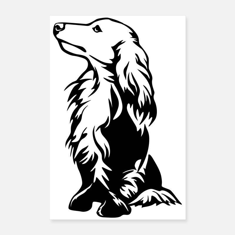 Teckels Poster 40 x 60 cm