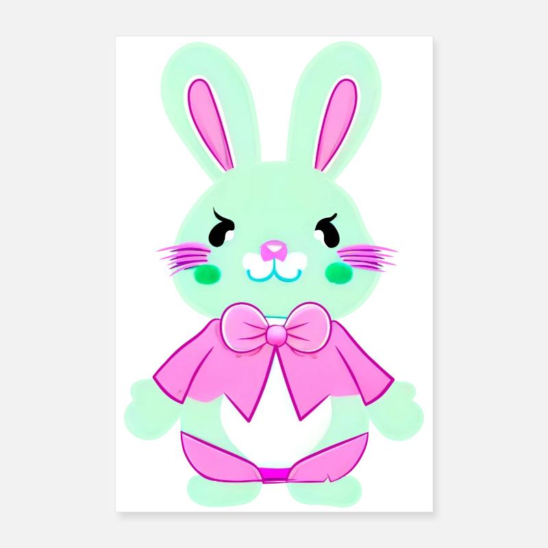 nedlcher Easter Bunny Poster 16" x 24" (40x60 cm)
