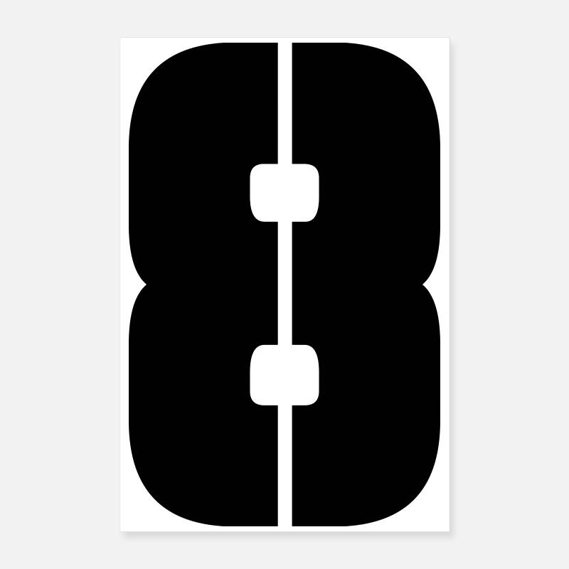 8 Poster 40 x 60 cm