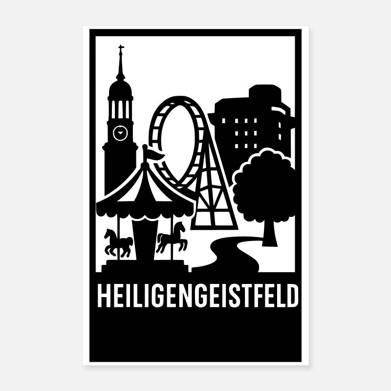 Heiligengeistfeld Hamburg Poster 40x60 cm