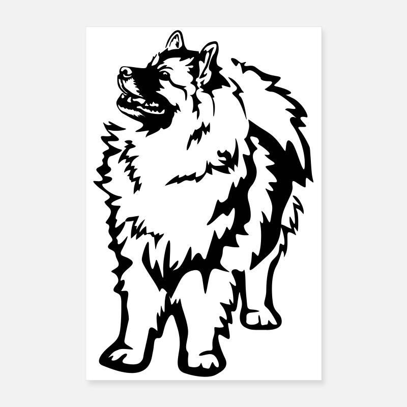 Keeshond Poster 40 x 60 cm