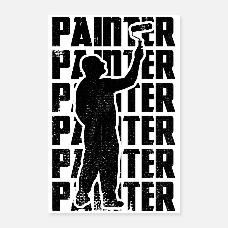 Master painter Poster 16" x 24" (40x60 cm)