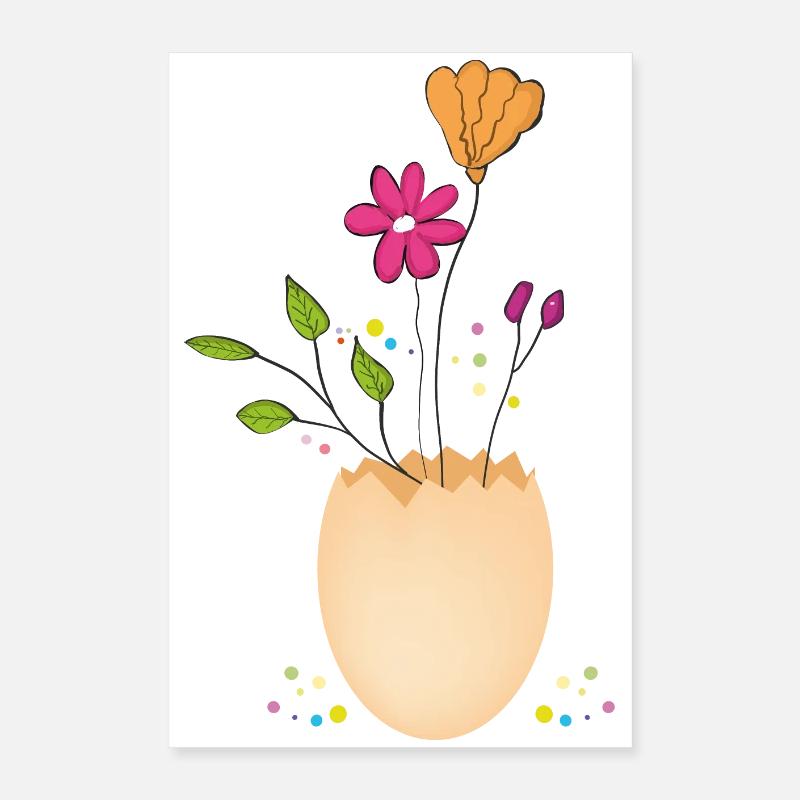 Frohe Ostern Poster 40x60 cm