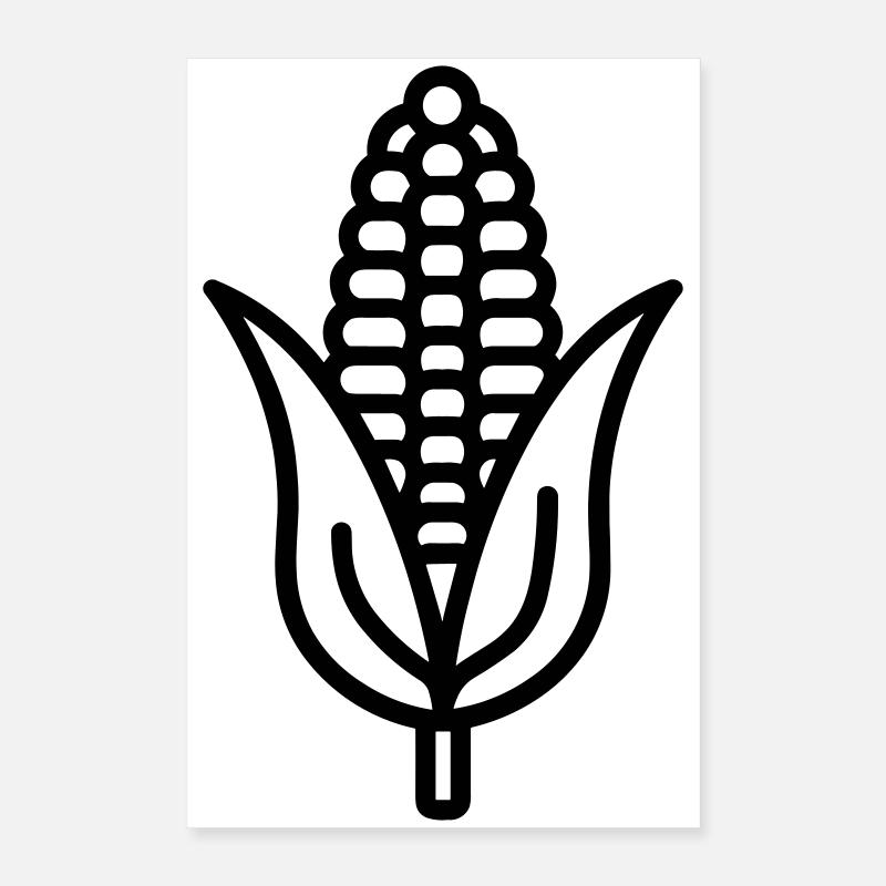épi de maïs Poster 40 x 60 cm