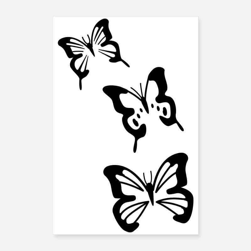 papillons Poster 40 x 60 cm