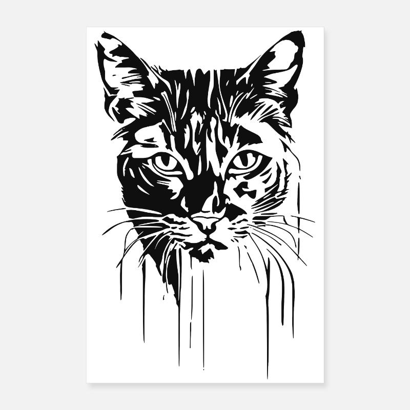 Chat 7 Poster 40 x 60 cm