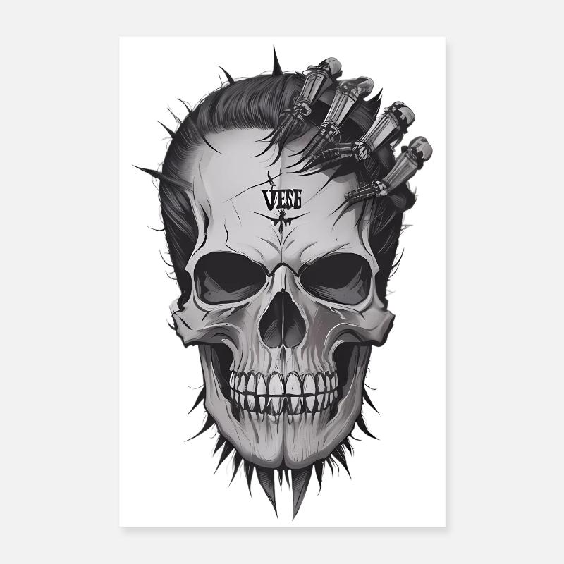 Cool Skull Poster 16" x 24" (40x60 cm)