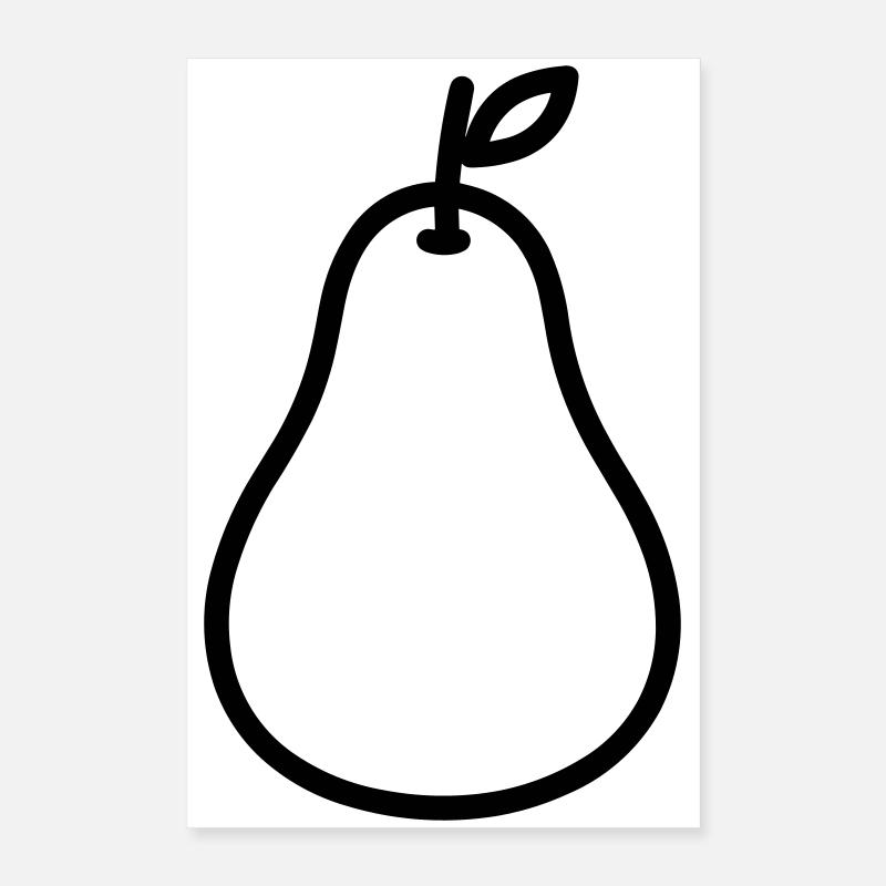 poire Poster 40 x 60 cm