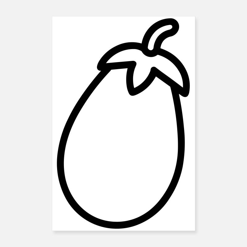 eggplant Poster 16" x 24" (40x60 cm)