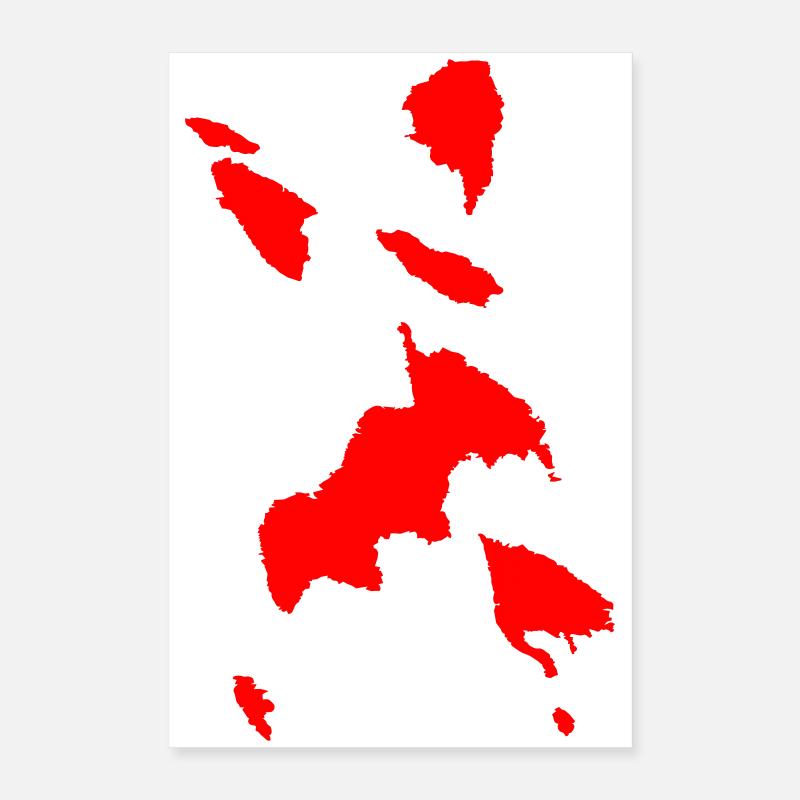 Abstract Budo TUSCHE Poster 16" x 24" (40x60 cm)