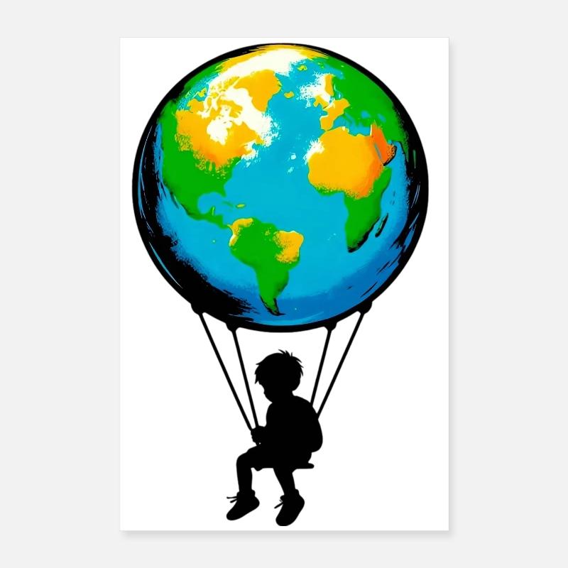 Planet Erde Poster 40x60 cm
